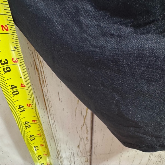 Athleta Sunlover Hilo UPH Asymmetrical Black Athletic Stretch Dress Scoop Neck - Picture 8 of 11